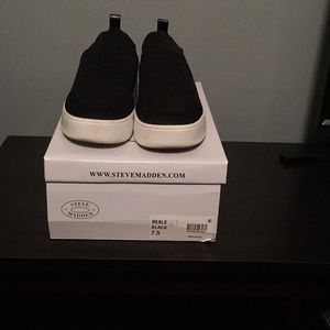 Steve Madden Beale Black Sneakers